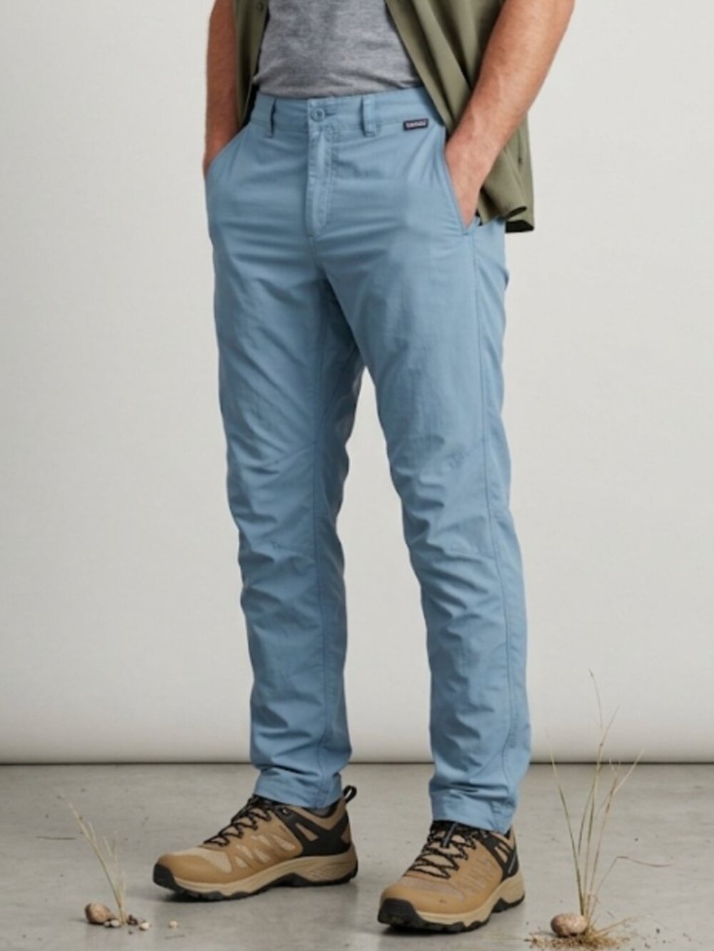 Simms BugStopper Insect Shield Fishing Pants Grey Mens Gorpcore Outdoor Size 36